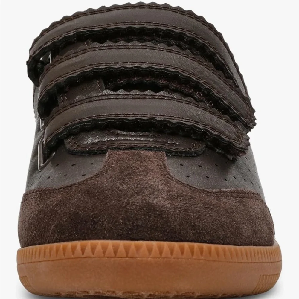 Steve Madden Dark Brown and Gum Mule Sneakers